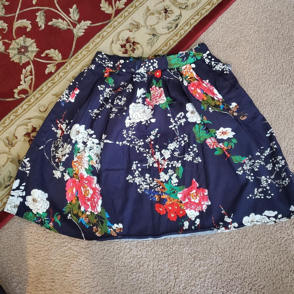 GRACE KARIN Women Vintage Pleated A-line Midi Skirts (Multi-Colored)